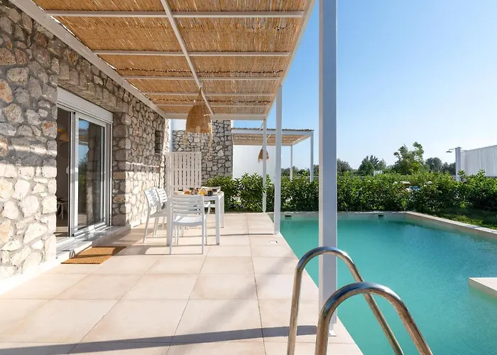 Villa New Loft By Ossiano Pool Villas, Heating Pool,2 Min Drive To & 10 To Lindos