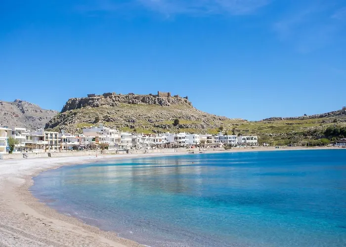 ヴィラ New Loft By Ossiano Pool Villas, Heating Pool,2 Min Drive To & 10 To Lindos ハラキ